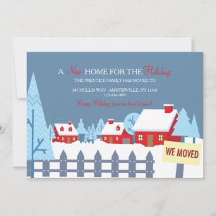 Snow Covered Homes Moving Announcement