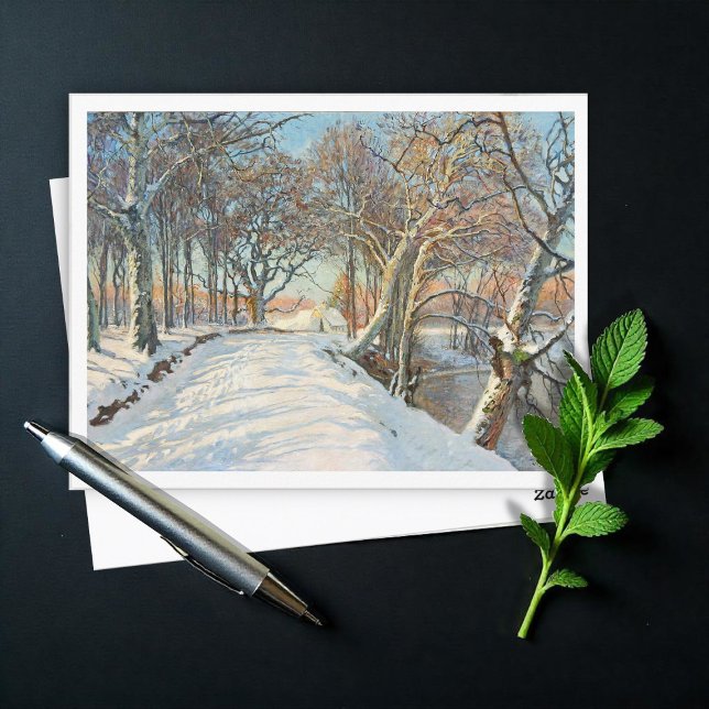 Snow Covered Landscape, Viggo Langer  Postcard (Creator Uploaded)