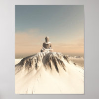 Snow Covered Mountain Buddha