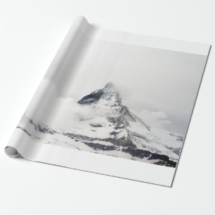 SNOW COVERED MOUNTAIN WRAPPING PAPER