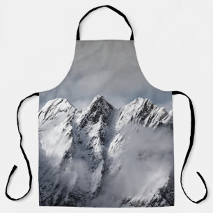 SNOW COVERED MOUNTAINS APRON