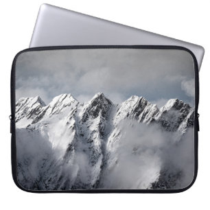 SNOW COVERED MOUNTAINS LAPTOP SLEEVE