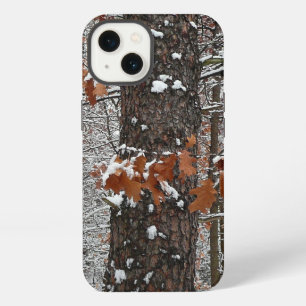 Snow Covered Oak Trees Winter Nature Photography iPhone 13 Case