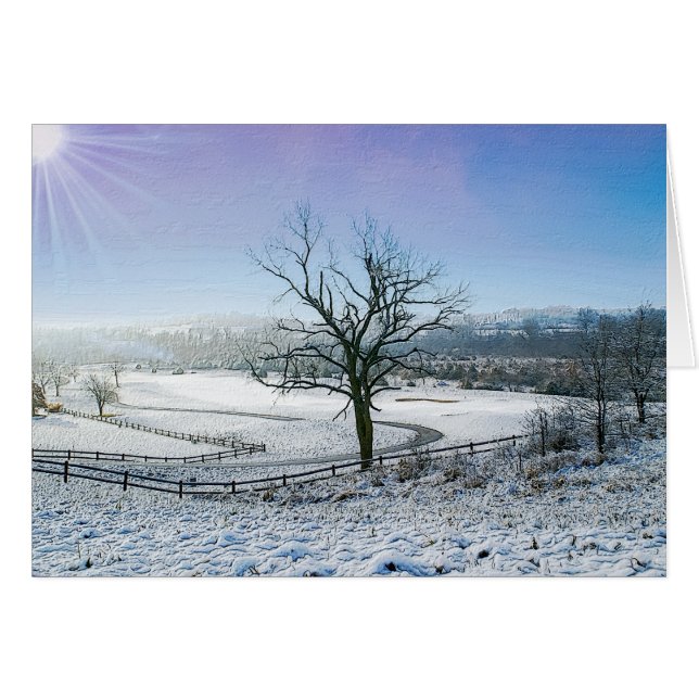 Snow Covered Ozark Hills (Front Horizontal)