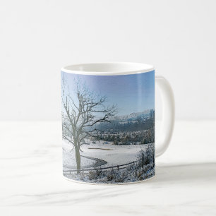 Snow Covered Ozark Hills Coffee Mug
