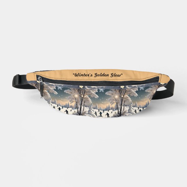 "Snow Covered Peaks" Bum Bags (Front)