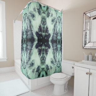 Snow Covered Pine Needles Winter Nature Abstract Shower Curtain