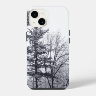 Snow-covered Trees: Vertical iPhone 14 Case