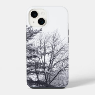Snow-covered Trees: Vertical iPhone 14 Case