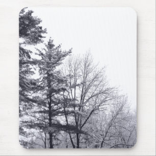 Snow-covered Trees: Vertical Mouse Mat