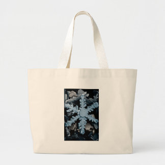 Snow Crystal 2 Large Tote Bag