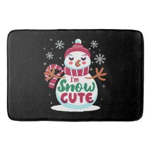 Snow Cute! Embrace the Winter Charm of Christmas Bath Mat