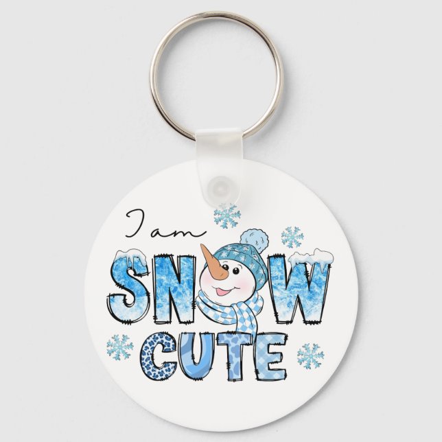 Snow Cute Key Ring (Front)