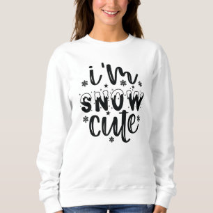 snow cute sweatshirt