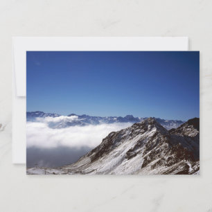 Snow Davos Switzerland Holiday Card