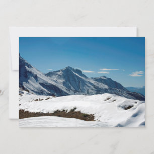 Snow Davos Switzerland Holiday Card