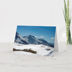 Snow Davos Switzerland Holiday Card
