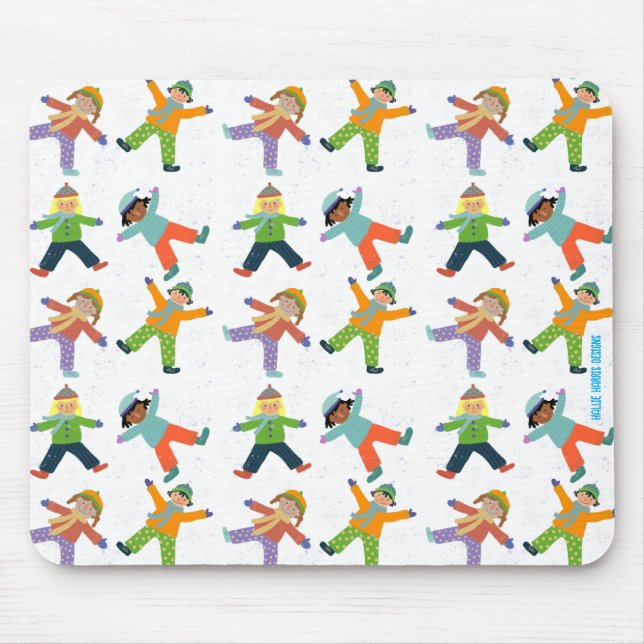 Snow Day Mouse Mat (Front)