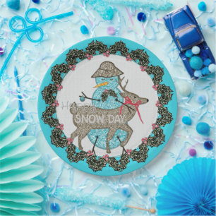 Snow Day-Paper Plate
