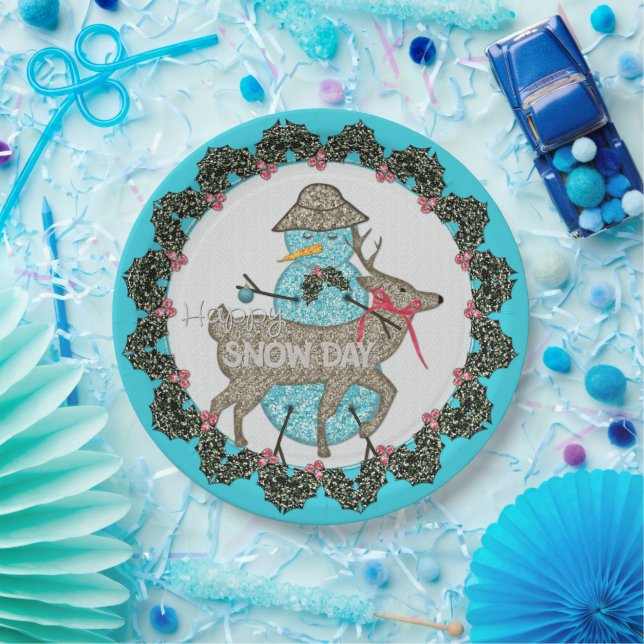 Snow Day-Paper Plate (Party)