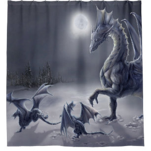 Snow Day Shower Curtain