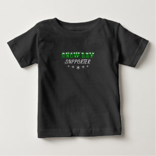 Snow Day Supporter Merry Christmas Baby T-Shirt