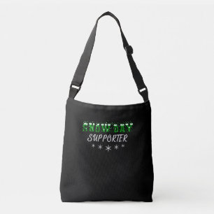 Snow Day Supporter Merry Christmas Crossbody Bag