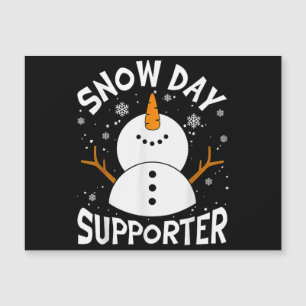 Snow Day Supporter Snowflake Funny Teacher Christm