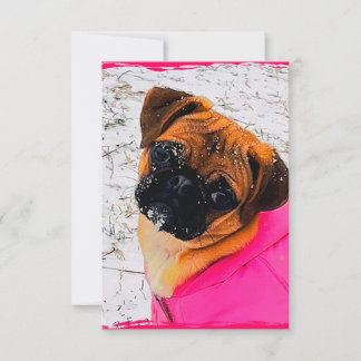 Snow Day Thank You Card