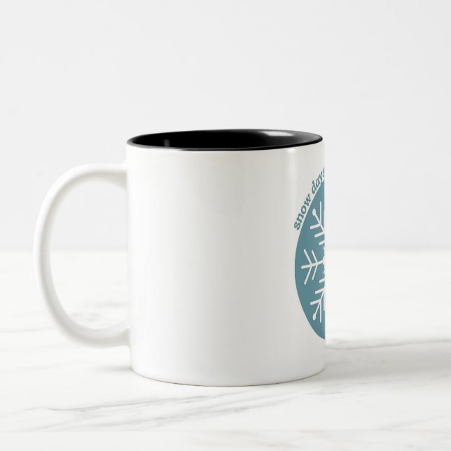 Snow Days Two-Tone Coffee Mug (Left)
