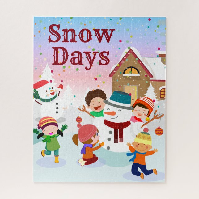 Snow Days Winter Puzzle (Vertical)