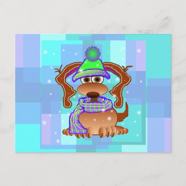 Snow Dog Postcards (Front)