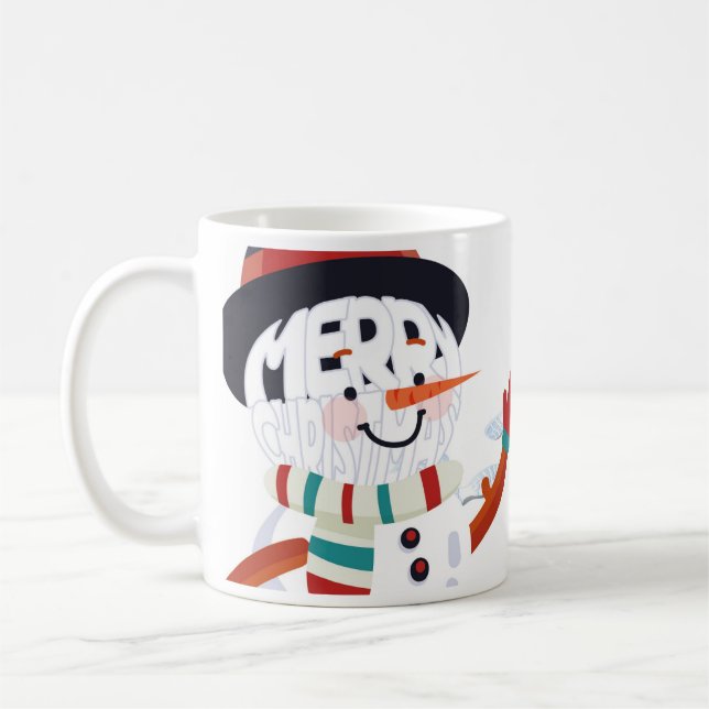 Snow Doll Cup for Christmas (Left)
