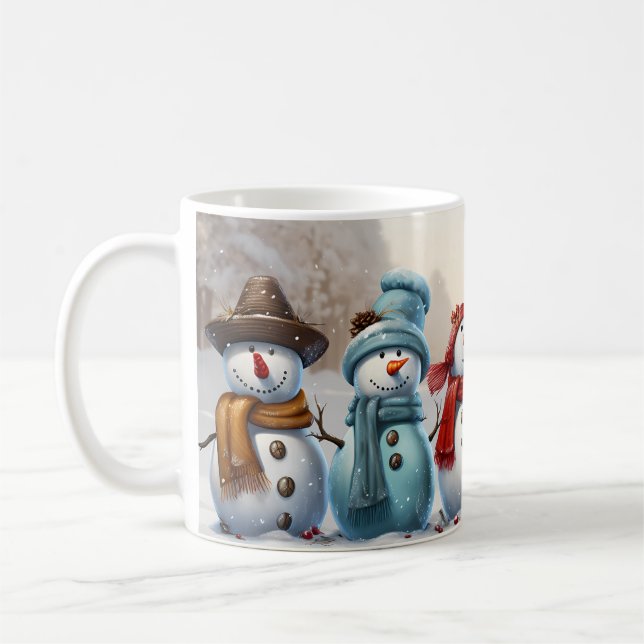 Snow Dolls (Mug) Coffee Mug (Left)
