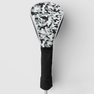 Snow Dust Camouflage  Golf Head Cover