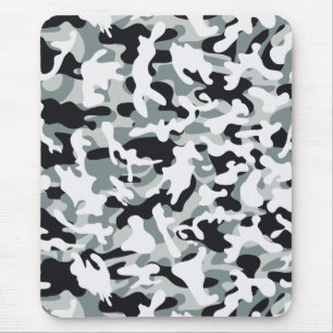 Snow Dust Camouflage Mouse Mat