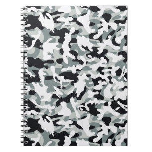 Snow Dust Camouflage   Notebook
