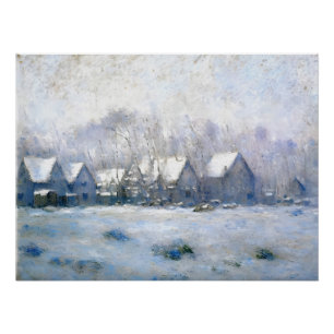 Snow Effect, Giverny Poster