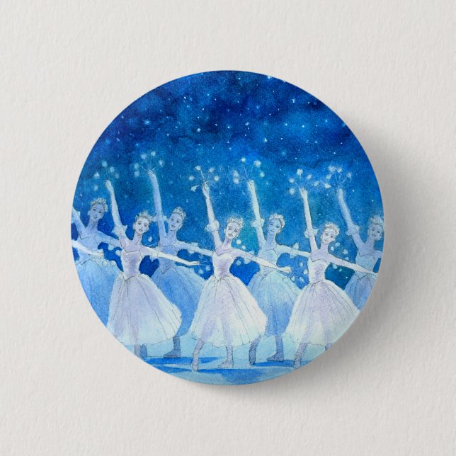 Snow Fairy Dance Can Badge (Front)
