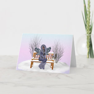 Snow Fairy Holiday Card