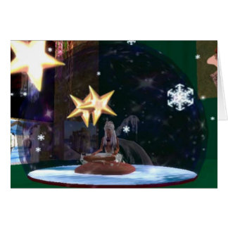 Snow Fairy in a Snow Globe