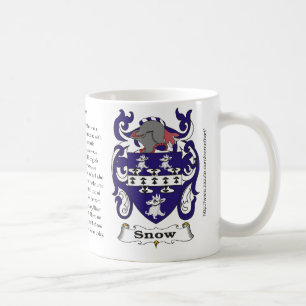Snow Family Coat of Arms mug
