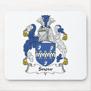 Snow Family Crest Mouse Mat