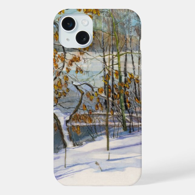 Snow fell iPhone case (Back)