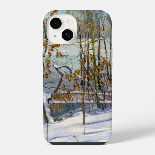 Snow fell iPhone case (Back)