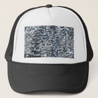 Snow Fir Tree Texture Trucker Hat