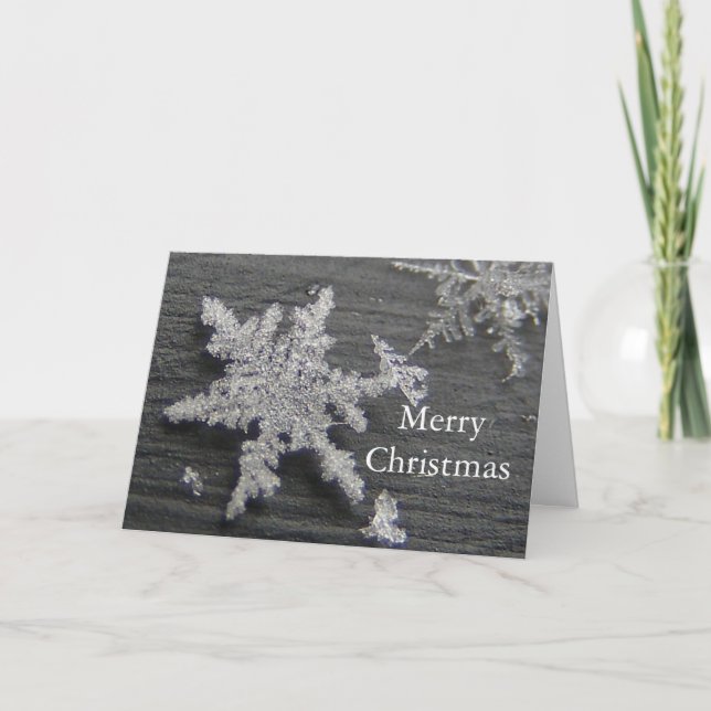 Snow Flake 45 Christmas ~ card (Front)