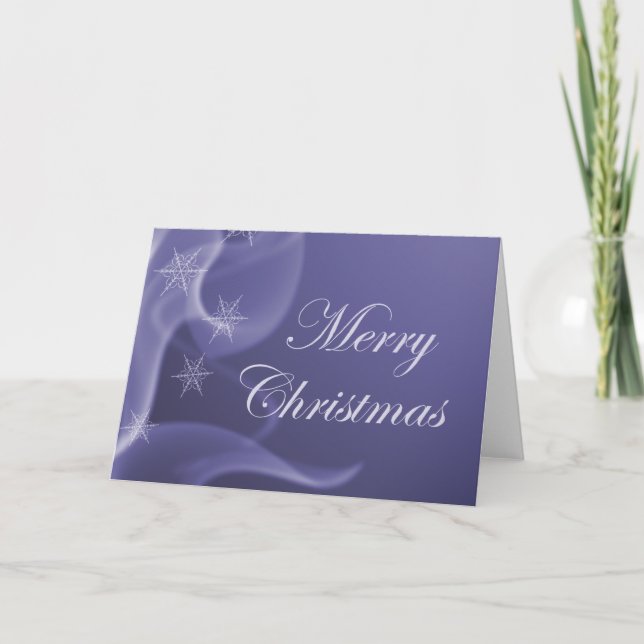 Snow Flake Christmas Card (Front)