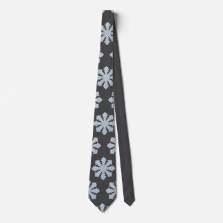 Snow flake grey  tie