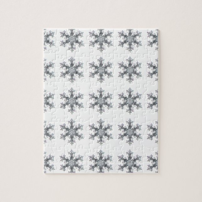 Snow flake jigsaw puzzle (Vertical)